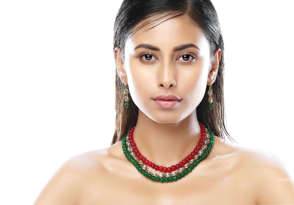 Jewelry shoot with Ankita Saha by Ranjan Bhattacharya Photography for Utsav Fashion
