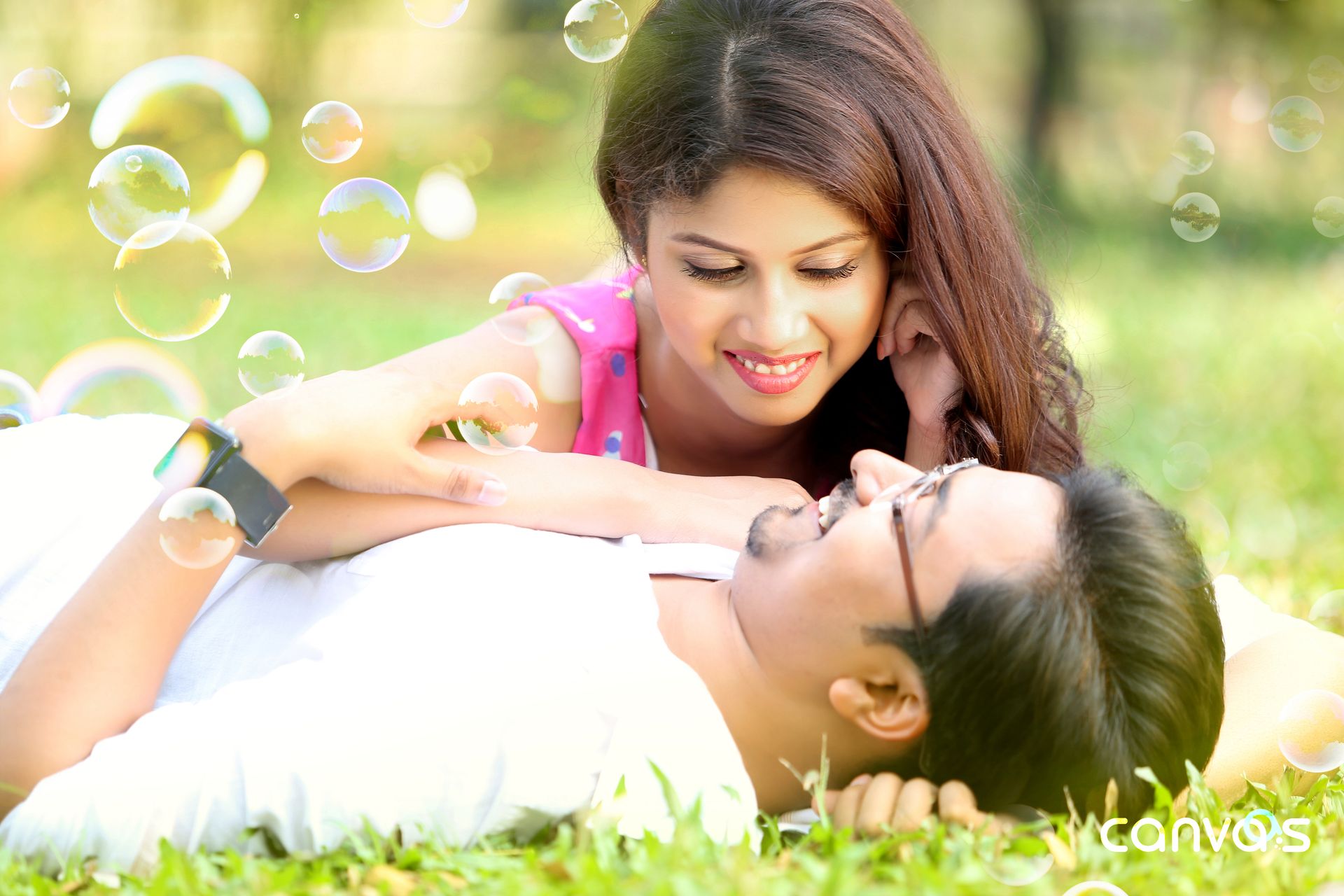 Cinematic pre-wedding photography Kolkata at Eco Park by Ranjan Bhattacharya.