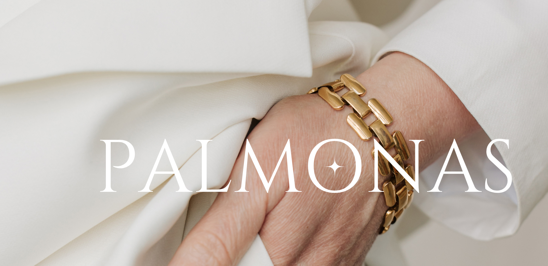 Palmonas Gold Demi-Fine Jewellery Commercial Photography by Ranjan Bhattacharya. Close-up product photography of luxury gold wristlet for e-commerce and brand lookbook.