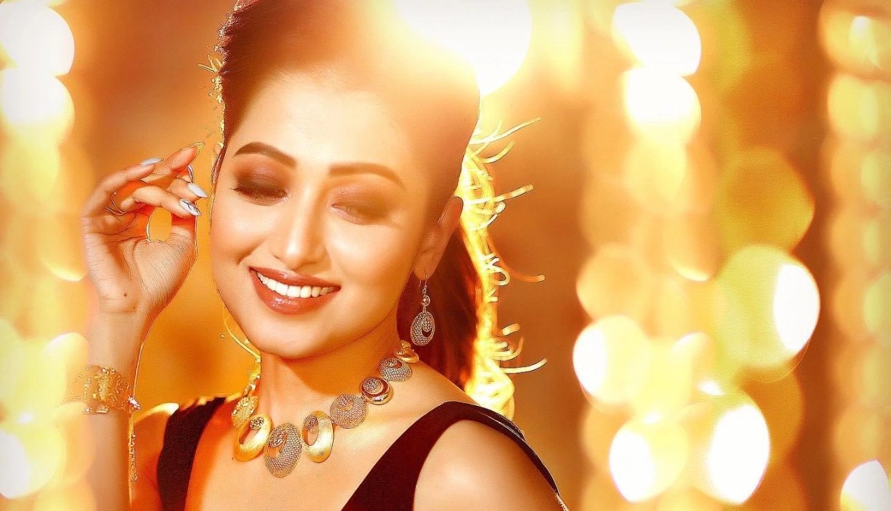 Ad Campaign for Rahul Jewellery Creations with Sudipta Banerjee by Ranjan Bhattacharya Photography