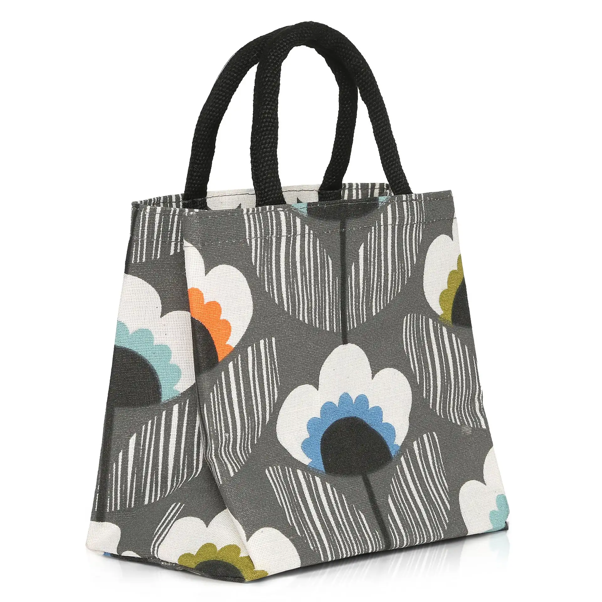 Eco-friendly jute bag with a trendy design.