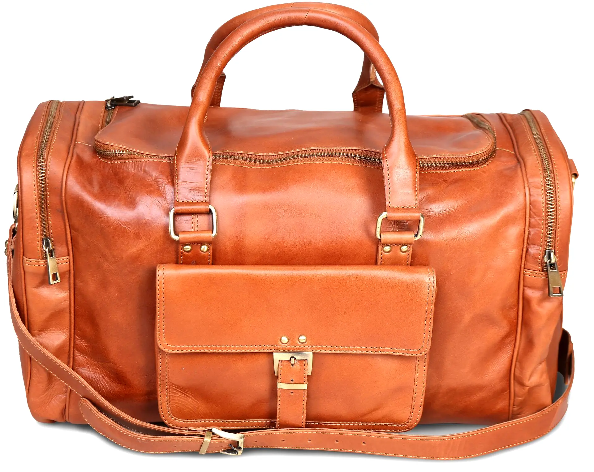 High-resolution product image of a leather bag designed for an online store, shot by product photographer in Kolkata, Ranjan Bhattacharya.