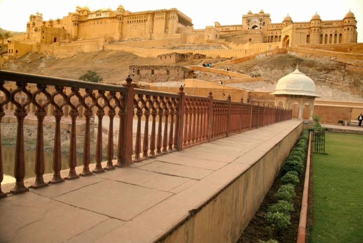 Amber Fort Jaipur location used during Utsav Fashion advertising campaign production shoot