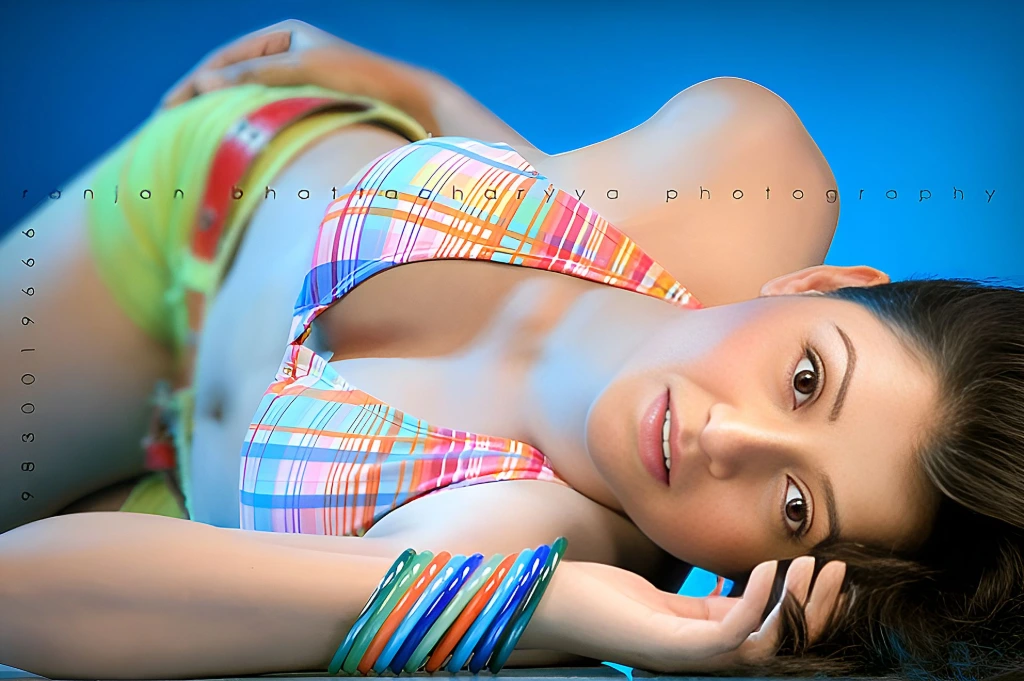 Professional model portfolio photography by Ranjan Bhattacharya, Kolkata featuring fashion portrait of female model for modelling and acting portfolio.