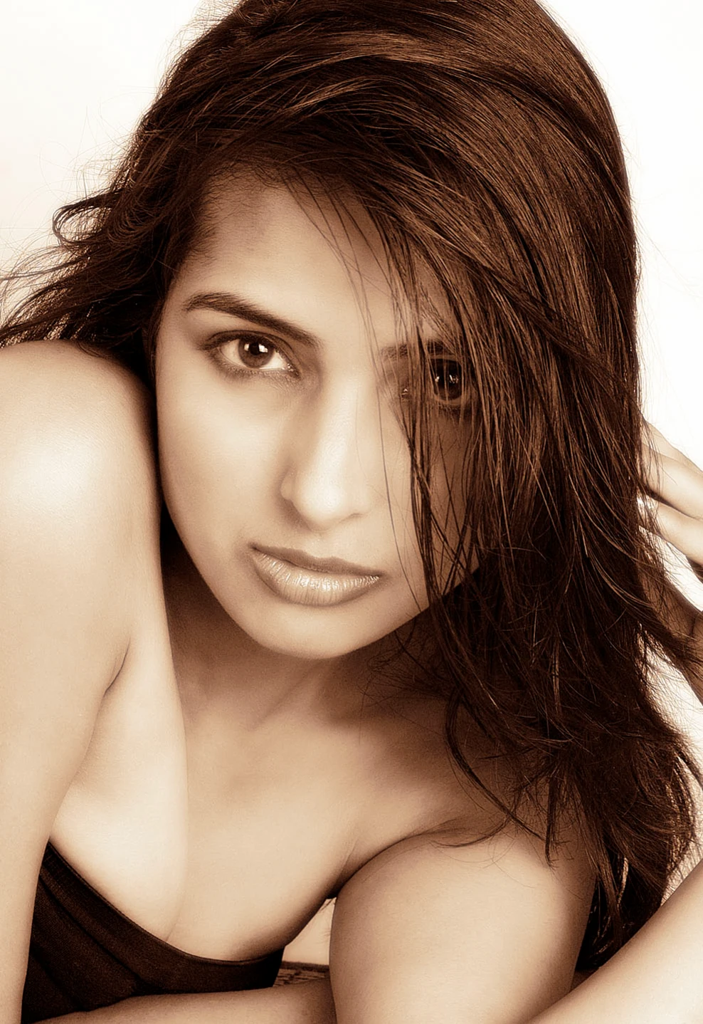 Model posing for a professional portfolio by the best portfolio photographer in Kolkata