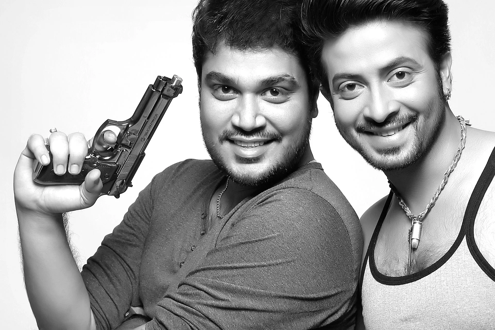 Brotherhood - Ranjan Bhattacharya and Shakib Khan Brotherhood portrait - Ranjan Bhattacharya with Superstar Shakib Khan