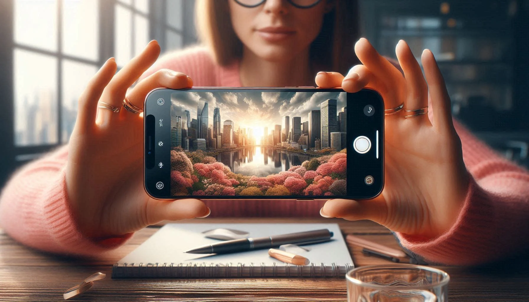 Display Technology, Screen Size and Resolution of iPhone 16 Pro Max An Woman showing Display Technology, Screen Size and Resolution of iPhone 16 Pro Max, creative by Ranjan Bhattacharya