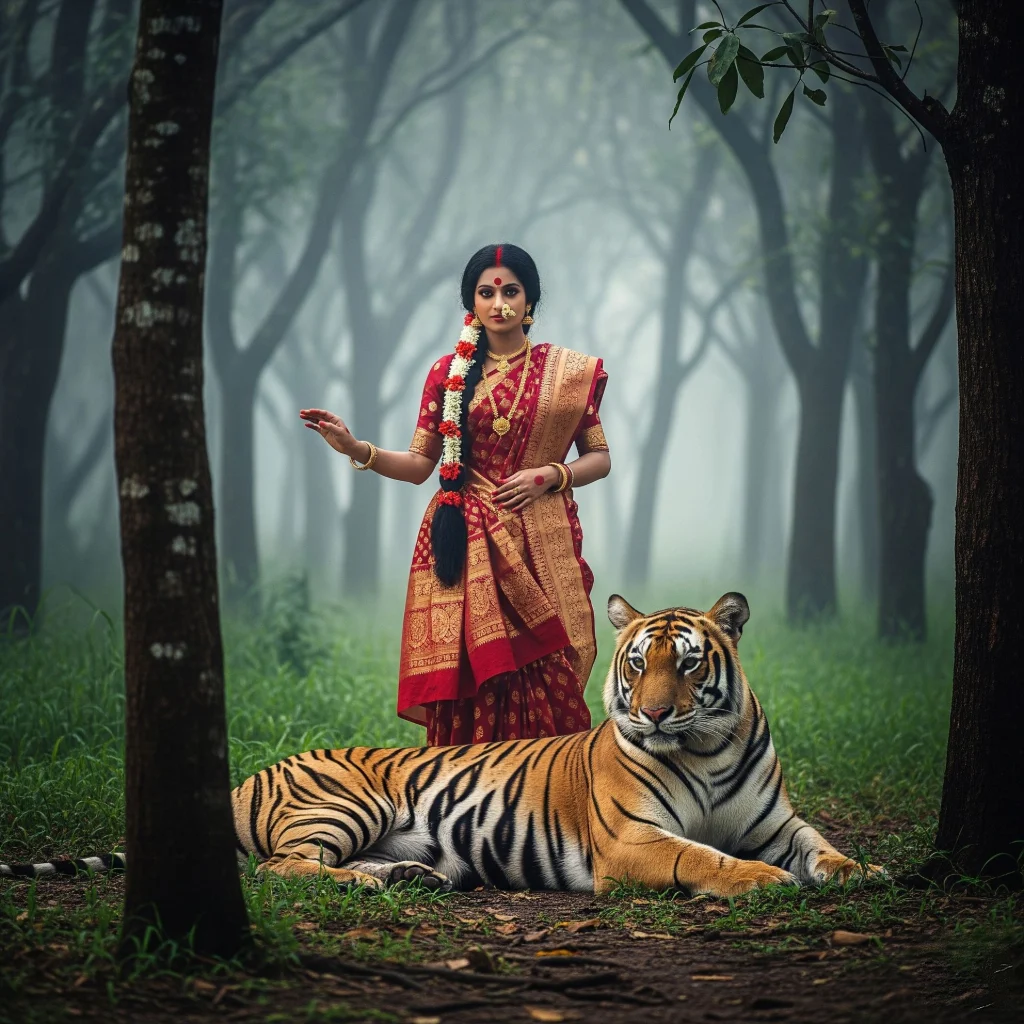 AI-visualized Bengali folktale with cinematic style using Veo 3.