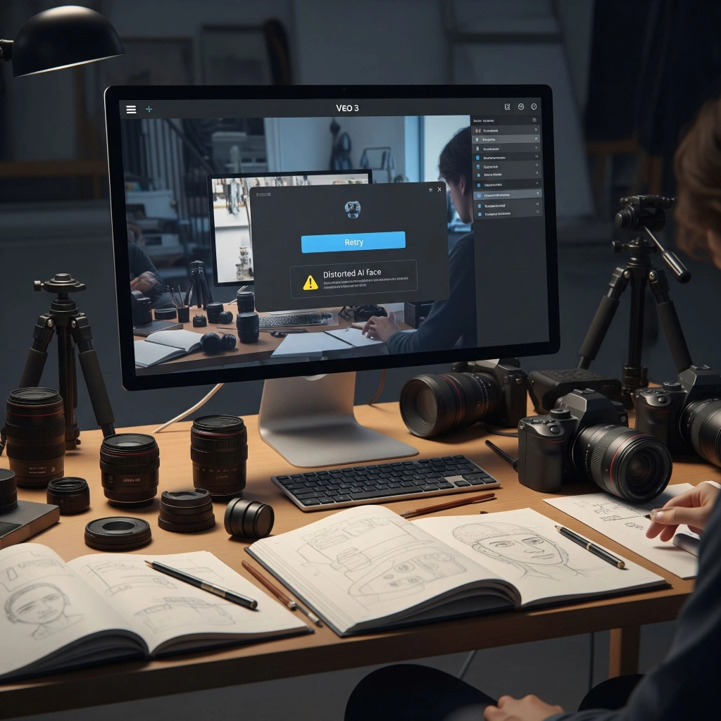 Creative limitations in AI video generation using Veo 3.