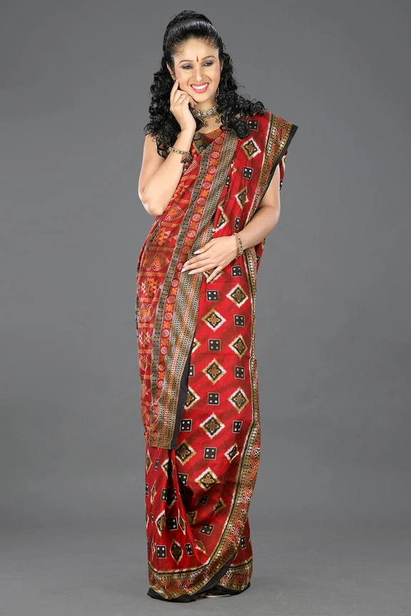 Ad Campaign photoshoot with Paromita Chakraborty  for Mala Saree by Ranjan Bhattacharya