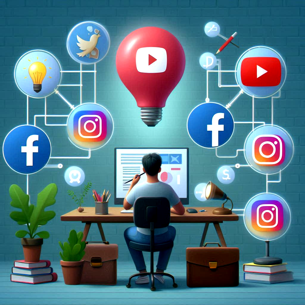 Choosing the Right Platforms like youtube, tiktok, facebook, pinterest, and instagram