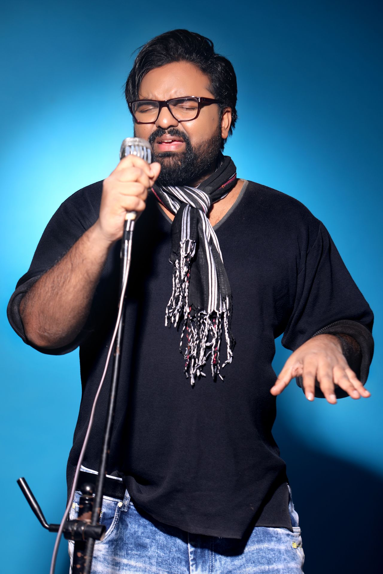 Shoot for Magazine Cover Page with  Vishal Ji, A Professional Singer from Jamshedpur
