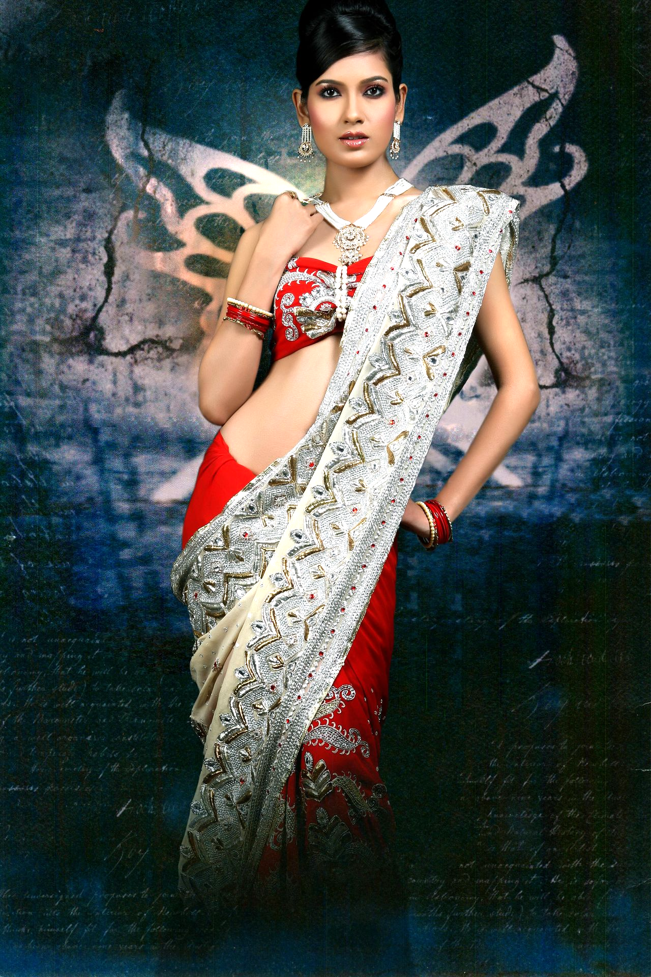 Ad campaign creative for Garmia Fashion with Ishika Dutta by Ranjan Bhattacharya Photography