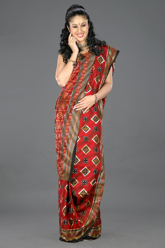 Ad Campaign photoshoot with Paromita Chakraborty  for Mala Saree by Ranjan Bhattacharya
