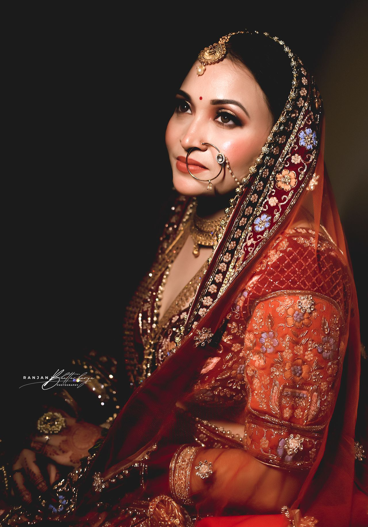 A Vintage Look of Ruhi Singh on her Wedding by Ranjan Bhattacharya