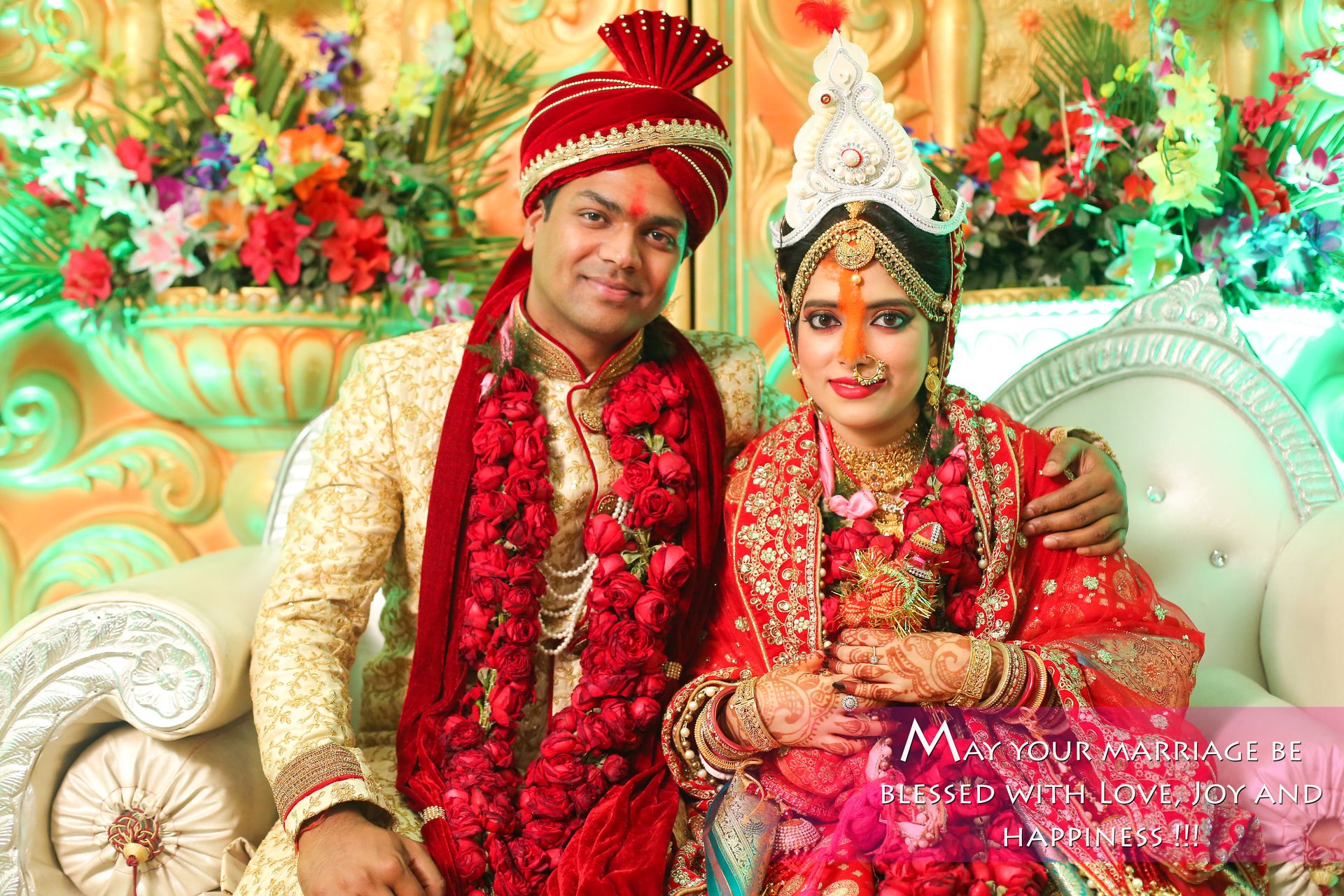 Cover Page Wedding shot of Ashish Kumar & Shanoli by the Best Wedding Photographer in Kolkata - Ranjan Bhattacharya