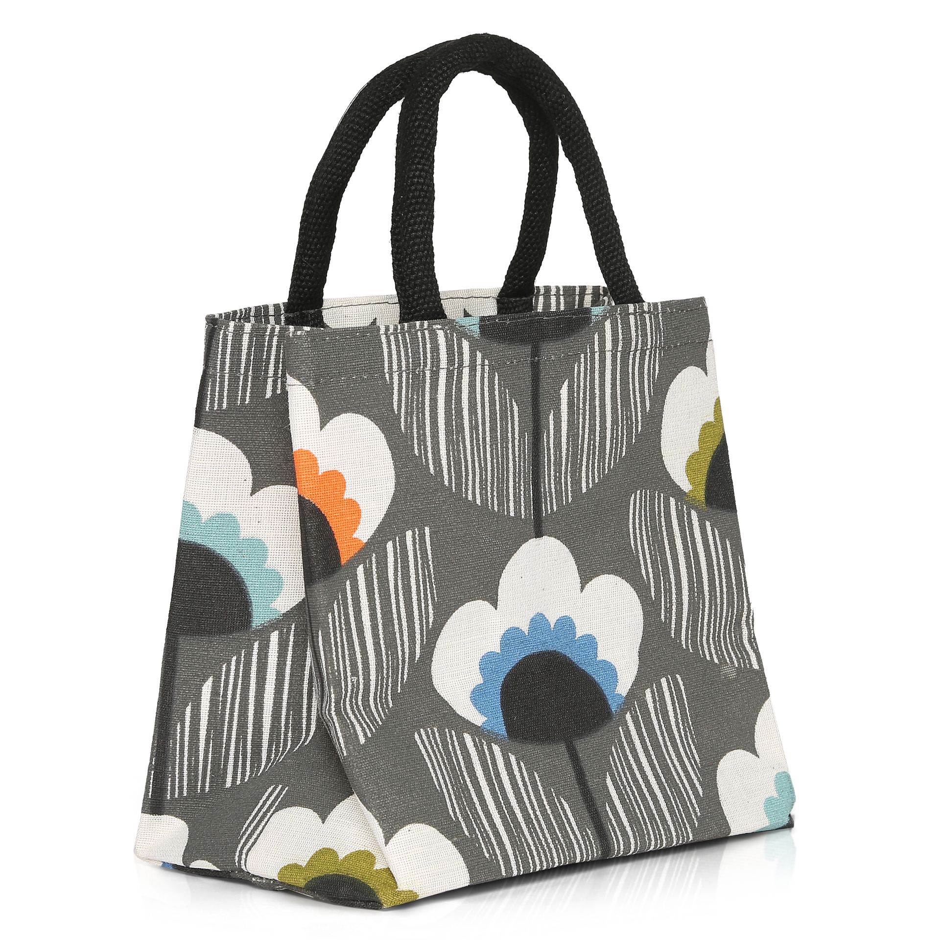 Eco-friendly jute bag with a trendy design.